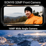 Doogee S110 Rugged Phone 12GB+256GB Rear Display 50MP Sony Camera Night Vision - rugged Doogee