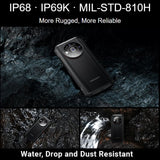 Doogee V30 Pro 5G Rugged Phone 12GB+512GB 6.58 120Hz Display 200MP AI Camera 20MP IR Night Vision 10800mA Large Battery Android 13 - rugged