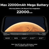 Doogee V Max Plus 5G Rugged 16GB + 512GB 22000mAh,200MP Samsung Camera IR Night Vision - Black - Doogee