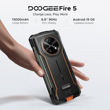 Doogee Fire 5 Rugged Smartphone | 13000mAh Battery & 6.6-Inch Display - Doogee