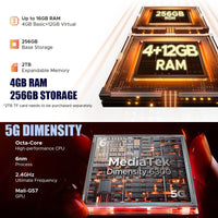 Doogee Fire 7 5G Rugged Phone 13000mAh 4GB RAM + 256GB Storage 64MP Camera - Doogee