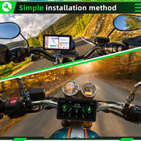 6-Inch Motorcycle Wireless CarPlay & Android Auto Display Screen Navigator (Black) - Noco