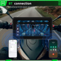 6-Inch Motorcycle Wireless CarPlay & Android Auto Display Screen Navigator (Black) - Noco