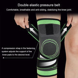 Elastic Nylon Bandage Knee Support Sleeve with Compression Strap - Single - Noco