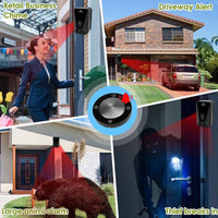 Smart Solar Driveway Sensor / WiFi Security Camera and Base Station Phone Alerts - security NOCO