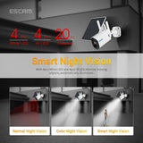 ESCAM QF490 4G 1080p Solar Powered Outdoor Security Camera App Control - ESCam