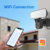 ESCAM QF615 2MP Wi-Fi Floodlight Security Camera IR Nightvision App - security Escam