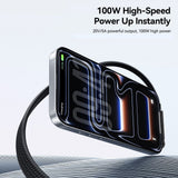 Essager 1m 100W L-Shape Fast Charging Cable with Built-in Stand - Essager