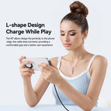 Essager 1m 100W L-Shape Fast Charging Cable with Built-in Stand - Essager