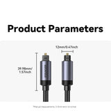 Essager SPDIF Optical Toslink Audio Cable with Lossless Fiber Optic Transmission & Braided Sheath - Essager