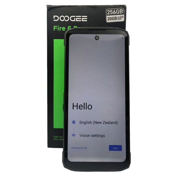 [TRADE-IN] Doogee Fire 6 Power 4G Rugged Phone 15500mAh 8GB RAM + 256GB Storage - Doogee