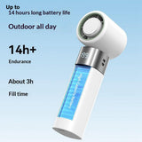 Y41 Folding Handheld Cooling Fan with 199 Speed Levels & 3000mAh Battery - Yesido
