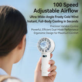 Yesido YF18 Semiconductor Cooling Handheld Fan with Active Cooling Plate - Yesido