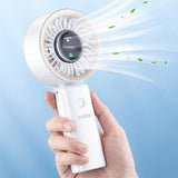 Yesido YF20 Foldable Handheld Fan with LED Display & 3600mAh Battery - Yesido