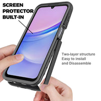 Samsung Galaxy A16 Full Enclosure Protective Cover with Screen Protector - Black - Noco