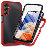 Samsung Galaxy A16 Full Enclosure Protective Cover with Screen Protector - Red - Noco