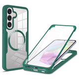 Samsung Galaxy A56 5G Full Enclosure Protective Cover with Built-In Screen Protector - Green - Noco