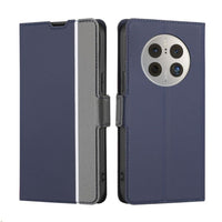 Huawei Mate 50 Pro Twill Pattern Flip Phone Cover and Wallet - Blue - Noco