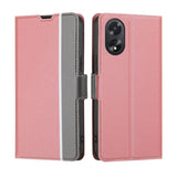 Oppo A38 / A18 Twill Pattern Flip Phone Cover and Wallet - Pink - Noco