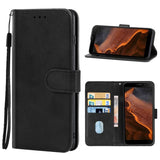 Doogee S61 / S61 Pro Flip Phone Cover/Wallet Card Slots Magnetic Tab Latch - Black - Cover Noco