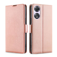 Oppo A58 5G / A58X 5G / A78 5G Slim Flip Cover and Card Wallet - Pink - Noco