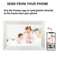 Frameo 10.1’’ Smart WiFi Photo Frame Cloud App Remote Photo Submission - Noco