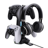 6-in-1 RGB Gaming Stand Headset Holder 4x Controller Dock with Dual USB Ports - Noco
