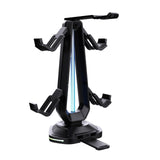 6-in-1 RGB Gaming Stand Headset Holder 4x Controller Dock with Dual USB Ports - Noco