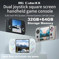 Anbernic RG CubeXX 32GB + 64GB Game Console 3.95’’ HD IPS Display - Black - Anbernic