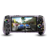 ANBERNIC RG-557: Android AMOLED Retro & Cloud Gaming Handheld | 5.48’’ AMOLED Display | 12GB + 256GB | Dimensity 8300 - Purple Transparent