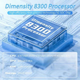 ANBERNIC RG-557: Android AMOLED Retro & Cloud Gaming Handheld | 5.48’’ AMOLED Display | 12GB + 256GB | Dimensity 8300 - Purple Transparent