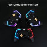 GameSir Kaleid Officially Licensed XBOX Wired Game Controller Customizable RGB Transparent Case - GameSir
