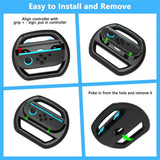 HBS-2813 Nintendo Switch 2 Joy-Con Racing Steering Wheel Grip Set - Noco