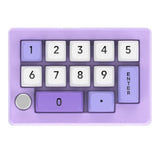 MKESPN Mechanical USB Macro Number/Gaming Keypad LED Volume Knob - Purple - Noco