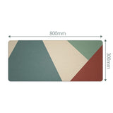 Large Geometric Desktop Mouse/Keyboard Pad Non-Slip 800x300mm - 800x300mm Geometric - Noco