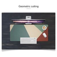 Large Geometric Desktop Mouse/Keyboard Pad Non-Slip 800x300mm - 800x300mm Geometric - Noco