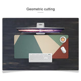 Large Geometric Desktop Mouse/Keyboard Pad Non-Slip 800x300mm - 800x300mm Geometric - Noco