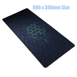 Large Honeycomb Desktop Mouse/Keyboard Pad Non-Slip - 800x300mm Green Honeycomb - Noco