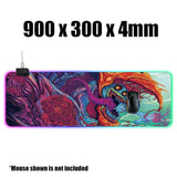 Monster LED Edge-Lit LED 800x300mm Desktop and Mouse Pad - 800x300mm Monster - Noco