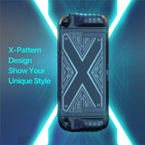Nintendo Switch 2 Grip Case - Dux Ducis Slim PC and TPU Protector with X-Shaped Pattern - Black - Noco