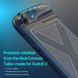 Nintendo Switch 2 Grip Case - Dux Ducis Slim PC and TPU Protector with X-Shaped Pattern - Black - Noco