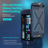 Nintendo Switch 2 Grip Case - Dux Ducis Slim PC and TPU Protector with X-Shaped Pattern - Black - Noco
