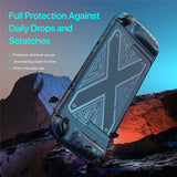 Nintendo Switch 2 Grip Case - Dux Ducis Slim PC and TPU Protector with X-Shaped Pattern - Black - Noco
