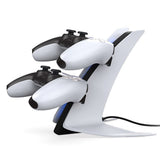PS5 - Dobe TP50557 Dual Controller Charging Station with Blue Ambient Light for PS5 - Noco