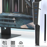 P5S002 4-Port USB 2.0 Hub for Sony PS5 Console - External USB Expansion Adapter - Noco
