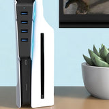 P5S002 4-Port USB 2.0 Hub for Sony PS5 Console - External USB Expansion Adapter - Noco