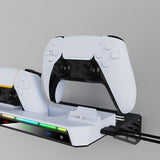 YZC-505 Wall Mount Storage & Charging Base for Sony PlayStation 5 5 Digital 5 Slim - iPlay