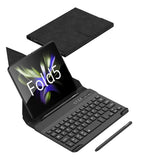 Samsung Galaxy Z Fold 5 GKK Bluetooth Keyboard Soft PU Leather Cover