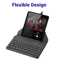 Samsung Galaxy Z Fold 5 GKK Bluetooth Keyboard Soft PU Leather Cover