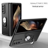 GKK 2 Piece Protective Cover with Ring/Stand for Samsung Galaxy Z Fold 2 - acc Noco